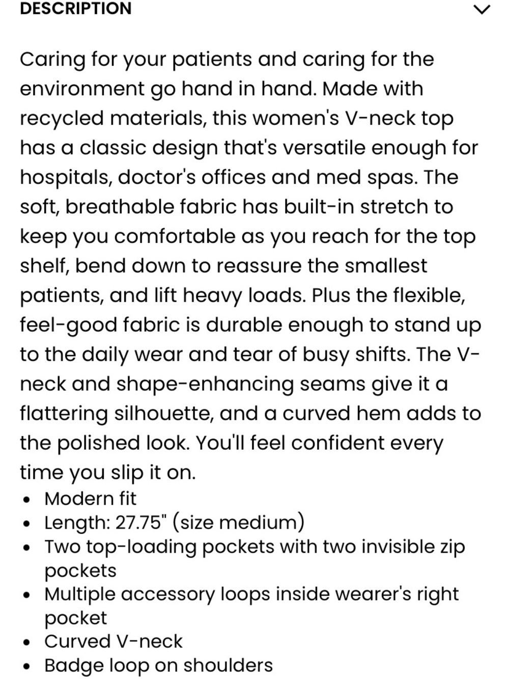 Wink RENEW Scrub top - Picture 5 of 6